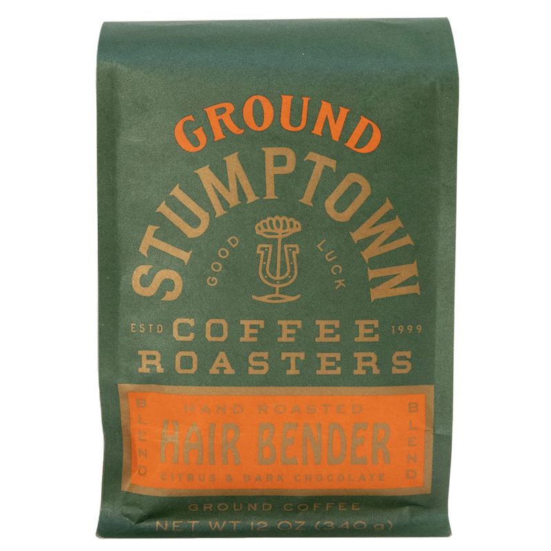 Photo 2 of 2 Stumptown Coffee Roasters, Medium Roast Whole Bean Coffee - Hair Bender 12 Ounce Bag with Flavor Notes of Citrus and Dark Chocolate Exp 02/23 Stumptown Coffee Roasters, Medium Roast Organic Whole Bean Coffee - Founder's Blend 12 Ounce Bag with Flavor No