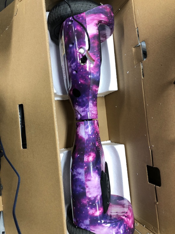 Photo 2 of ***TESTED/CHARGER WORKS*** Hover-1 Helix Electric Hoverboard | 7MPH Top Speed, 4 Mile Range, 6HR Full-Charge, Built-in Bluetooth Speaker, Rider Modes: Beginner to Expert Hoverboard Galaxy