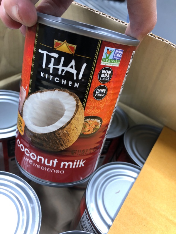 Photo 3 of *** BEST BY APR 19 2023*** Thai Kitchen Pure Coconut Milk, 5.5-Ounces (Pack of 24)