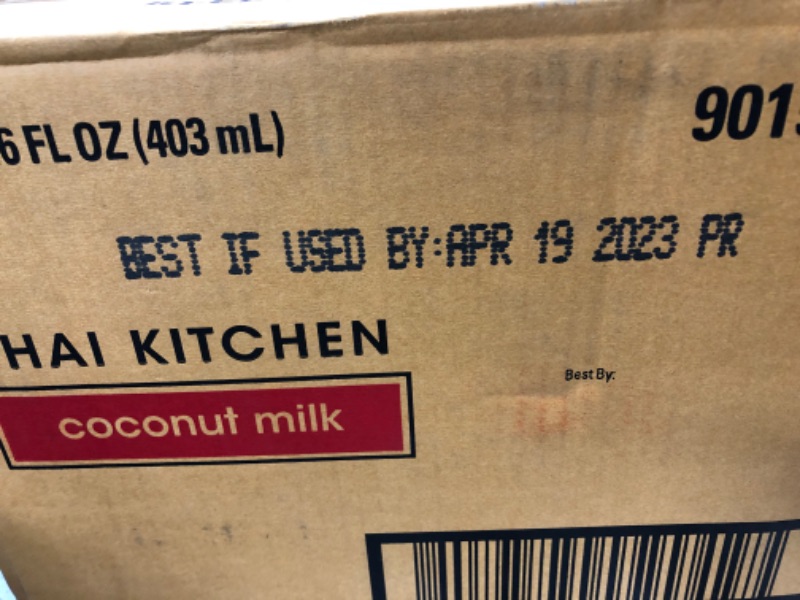 Photo 4 of ***BEST USED BY APR 19 2023**** Thai Kitchen Pure Coconut Milk, 5.5-Ounces (Pack of 24)