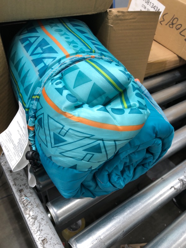 Photo 2 of Coleman 50 Degree Youth Sleeping Bag - Turquoise