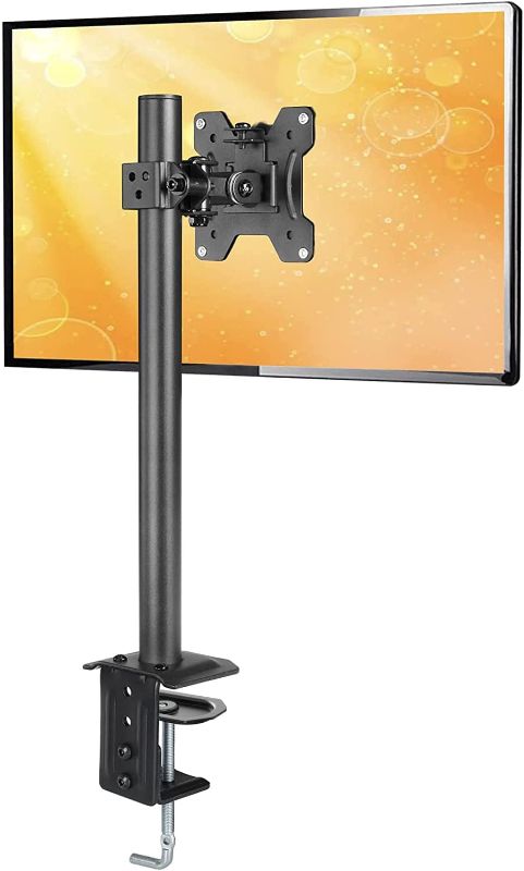 Photo 1 of ErGear Monitor Mount for 13-32" Computer Screens, Improved LCD/LED Monitor Riser, Height/Angle Adjustable Single Desk Mount Stand,Holds up to 17.6lbs,...
