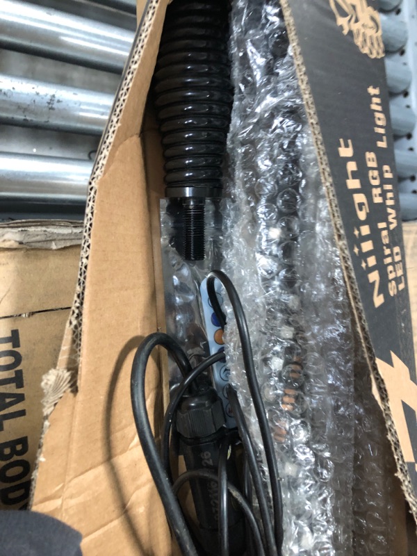 Photo 1 of Nilight 2PCS 3FT Spiral RGB Led Whip Light with Spring Base Chasing Light RF Remote Control Lighted Antenna Whips for Can-Am ATV UTV RZR Polaris Dune Buggy Offroad Truck 3FT -2PCS RGB