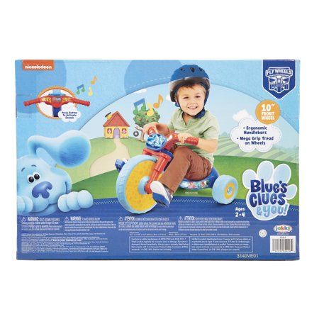 Photo 1 of Blues Clues 10” Fly Wheels Junior Cruiser Tricycle for Kids 33”-35” Tall and up to 35 Lbs
