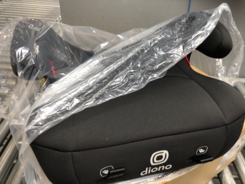 Photo 1 of Diono Solana 2 XL 2022, Dual Latch Connectors, Lightweight Backless Belt-Positioning Booster Car Seat, 8 Years 1 Booster Seat, Black NEW! LATCH Connect Single Black