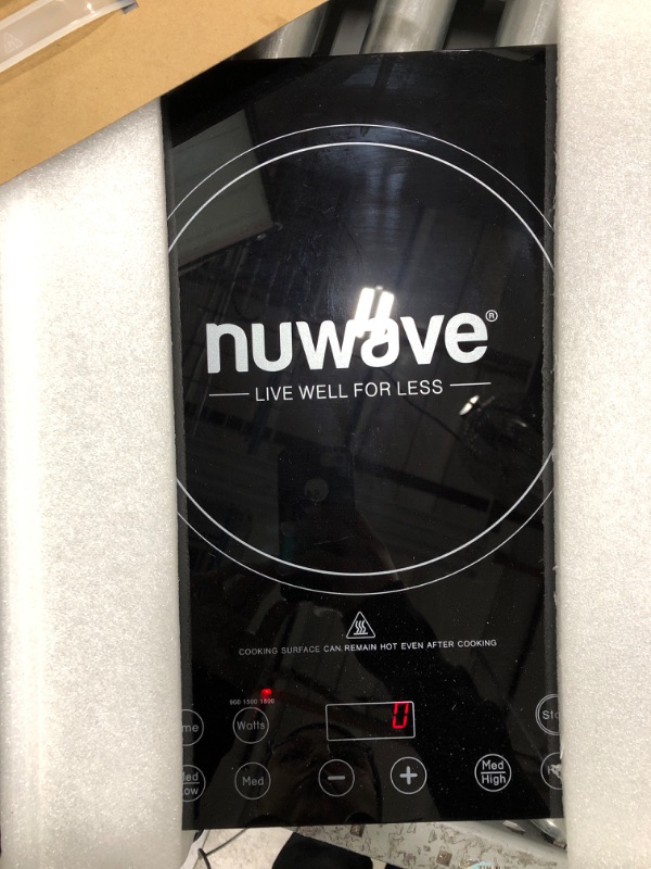 Photo 2 of ***TESTED POWER ON***Nuwave Pro Chef Induction Cooktop, NSF-Certified Commercial-Grade, Portable, Large 8” Heating Coil, Temp Settings from 100°F to 575°F, Perfect for Commercial & Professional Settings