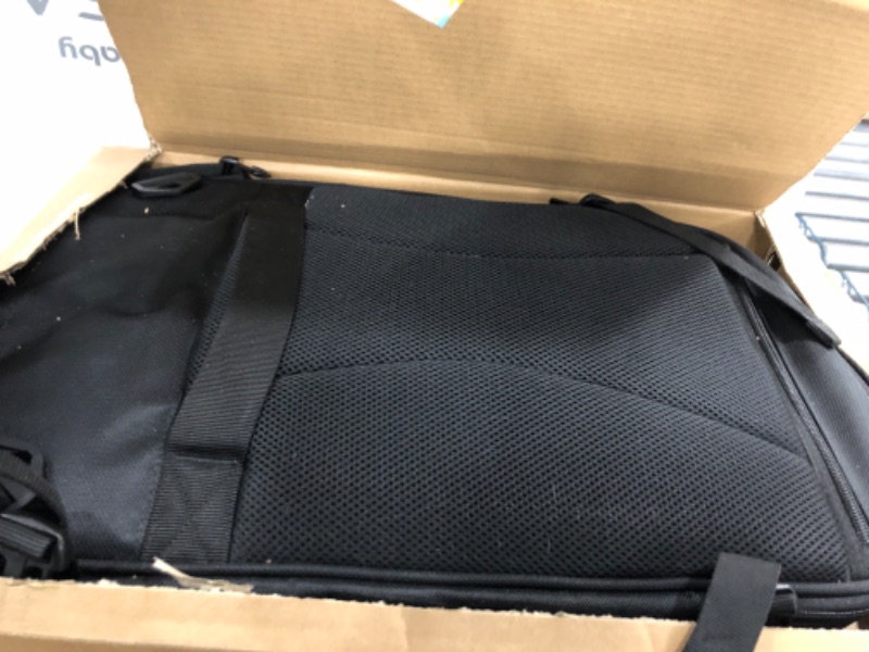 Photo 1 of Amazon Basics Carry-On Travel Backpack - Black Black Backpack