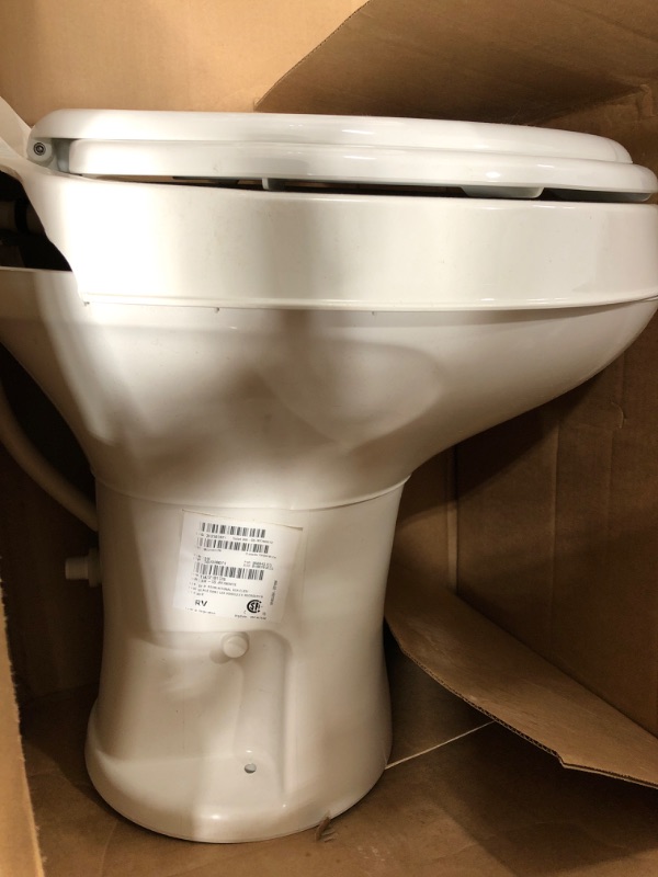 Photo 2 of Dometic 300 Series Standard Height Toilet, White Standard Height White