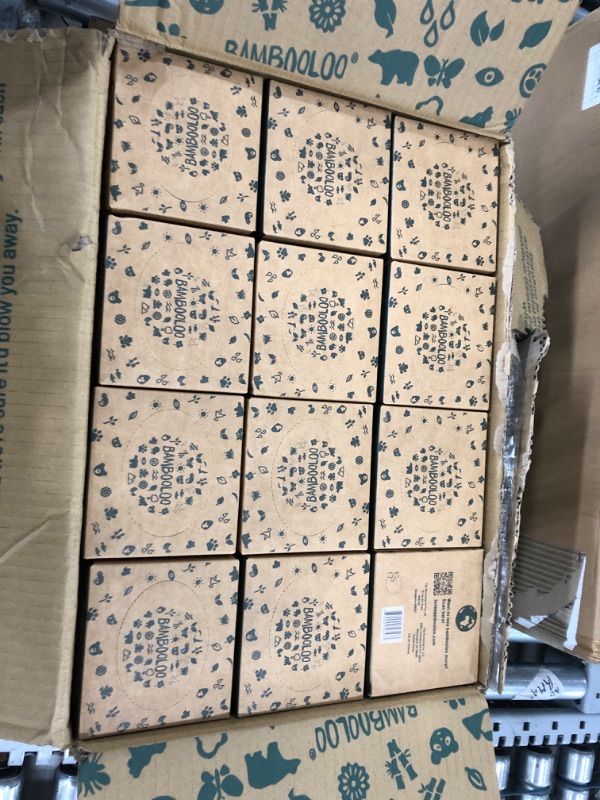 Photo 1 of Bambooloo Facial Tissues, 100% Virgin Bamboo, 24 Individual Tissue Boxes, 90 Sheets 2-ply, Bamboo Paper Square Tissues, Bulk 24 Units Per Carton 24 Pack