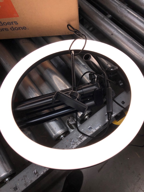 Photo 4 of Razer Ring Light 12'' Streaming and Selfie Light: Customizable Light Spectrum - Adjustable Brightness & Kiyo Streaming Webcam: 1080p 30 FPS / 720p 60 FPS - Ring Light w/Adjustable Brightness Black