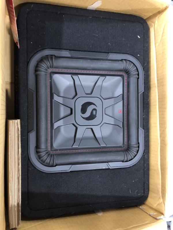 Photo 2 of KICKER 46TL7T122 TL7T 12" (30cm) Solo-Baric Subwoofer in Thin Profile Enclosure, 2-Ohm, 600 Watt