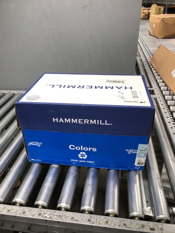 Photo 2 of Hammermill Colored Paper, 20 lb Blue Printer Paper, 8.5 x 11-10 Ream (5,000 Sheets) - Made in the USA, Pastel Paper, 103309C Blue 10 Ream | 5000 Sheets Letter (8.5x11) Paper