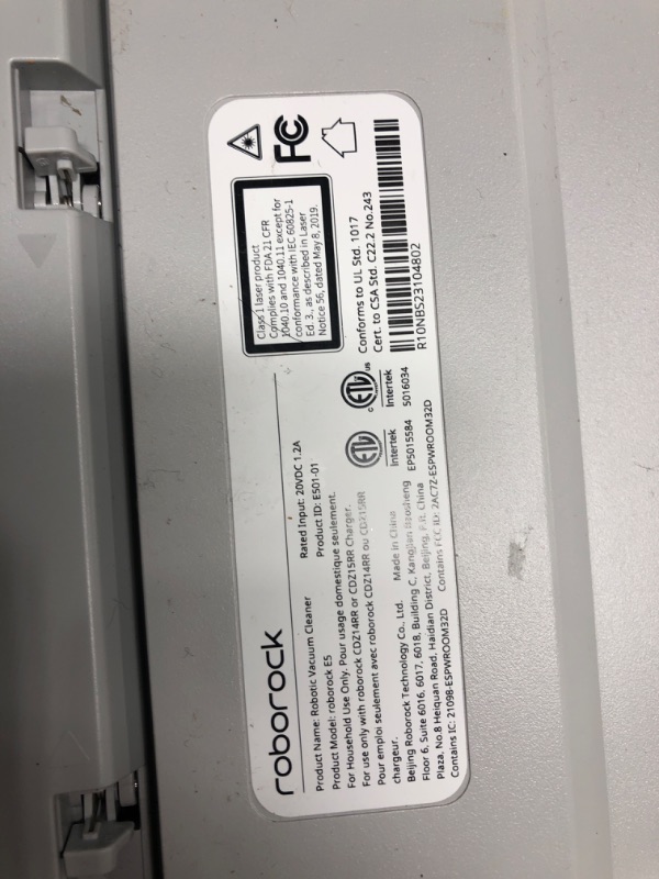 Photo 1 of *Tested* roborock E5 Mop Robot Vacuum Cleaner
