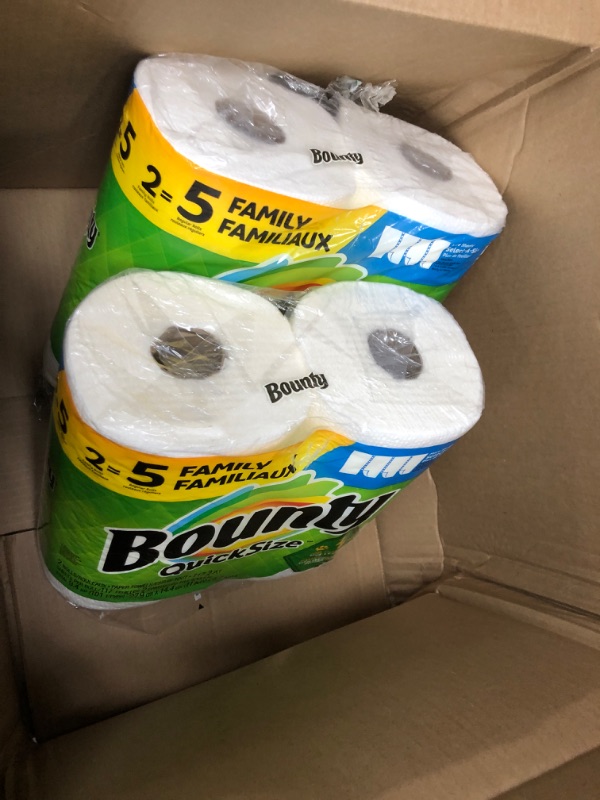 Photo 2 of (*2 packs missing**
Quick Size Paper Towels
