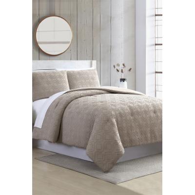 Photo 1 of **KING**
Modern Threads Ethos 3-pc. Midweight Comforter Set, One Size , Beige
