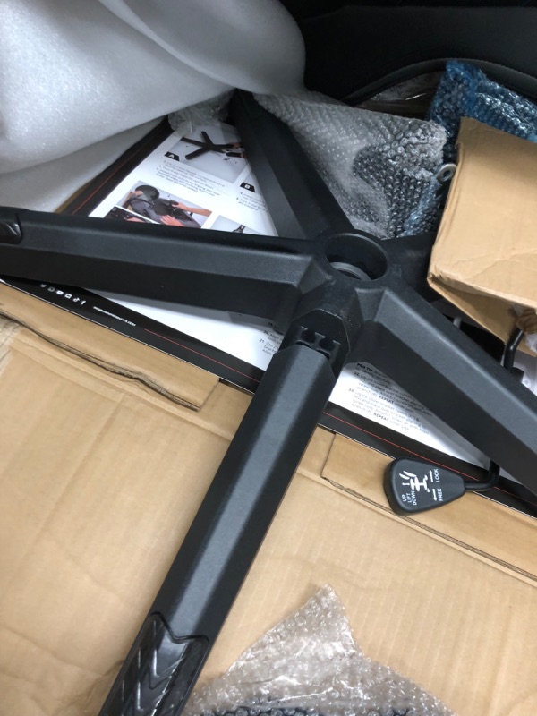 Photo 1 of **MISSING INSTRUCTIONS, HARDWARE MAYBE INCOMPLETE***
RESPAWN 110 Ergonomic Gaming Chair - Racing Style High Back PC Computer Desk Office Chair - 360 Swivel, Integrated Headrest, 135 Degree Recline with Adjustable Tilt Tension & Angle Lock - 2023 Grey Grey