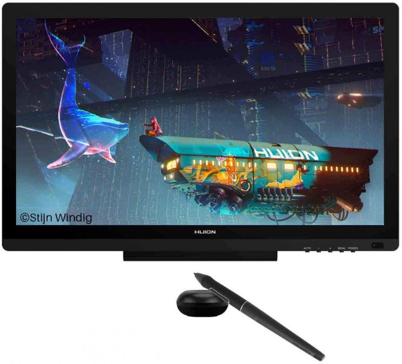 Photo 1 of Huion KAMVAS 20 Drawing Pen Display Graphics Monitor Tilt Function Battery-Free Stylus 8192 Pen