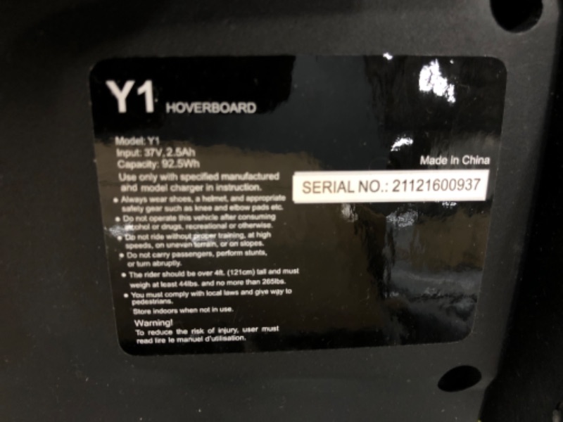 Photo 1 of **NO CHARGER AND USED**
Gyroor All Terrain Hoverboard, 8.5" Off Road Hoverboards with 700w Motor, Adult Hoverboard with Metal Aluminum Shell 