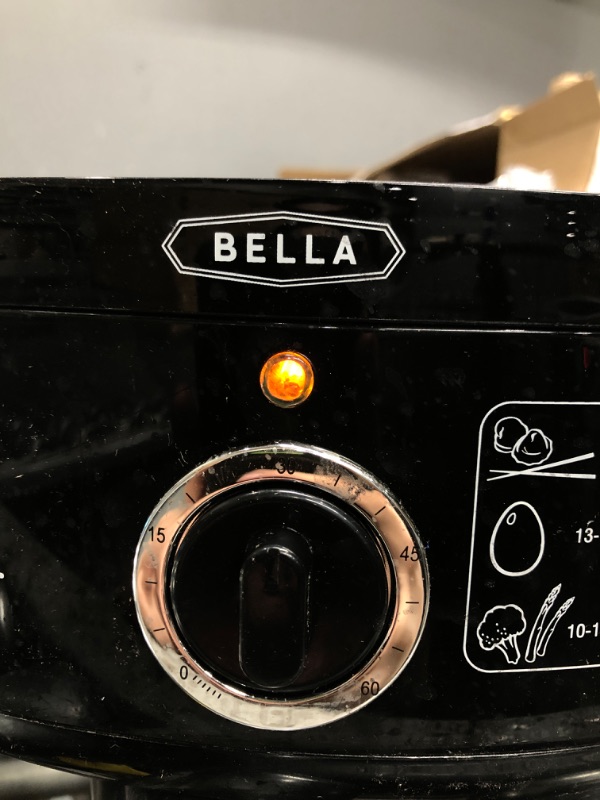 Photo 2 of ***TESTED/ TURNS ON*** BELLA Two Tier Food Steamer