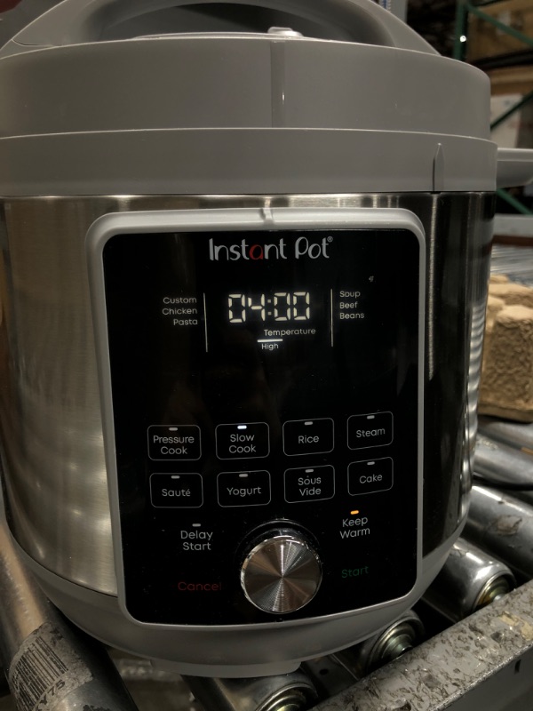 Photo 2 of *** TESTED/ TURNS ON*** Instant Pot Duo Plus, 6-Quart Whisper Quiet 9-in-1 Electric Pressure Cooker, Slow Cooker, Rice Cooker, Steamer, Sauté, Yogurt Maker, Warmer & Sterilizer, Free App with 1900+ Recipes, Stainless Steel 6QT Duo Plus