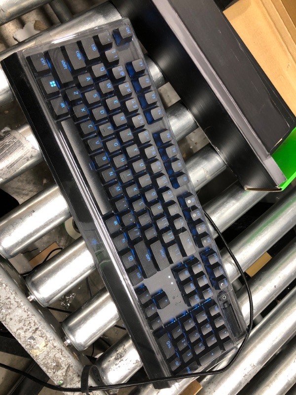 Photo 4 of Razer BlackWidow V3 Mechanical Gaming Keyboard: Yellow Mechanical Switches - Linear & Silent - Chroma RGB Lighting - Compact Form Factor - Programmable Macro Functionality, Classic Black Classic Black BlackWidow V3 Yellow Switches - Linear & Silent