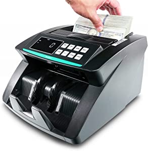 Photo 1 of Kolibri Money Counter Machine - 1,500 bills per min, advanced counterfeit detection, set up in minutes, Add and Batch Modes, Cash Counter with LCD Display,3-year warranty - 24/7 US customer support
