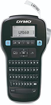 Photo 1 of DYMO Label Maker LabelManager 160 Portable Label Maker, Easy-to-Use, One-Touch Smart Keys, QWERTY Keyboard, Large Display, for Home & Office Organization, Black
