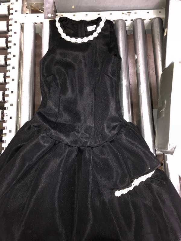 Photo 1 of black dress with pearls 
size xs