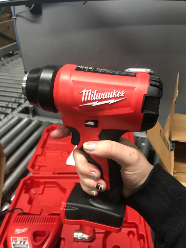 Photo 4 of 4Milwaukee M18 Heat Gun and Attachments and M12 Charger With Storage Case ***NO BATTERY, NO M18 CHARGER***4104