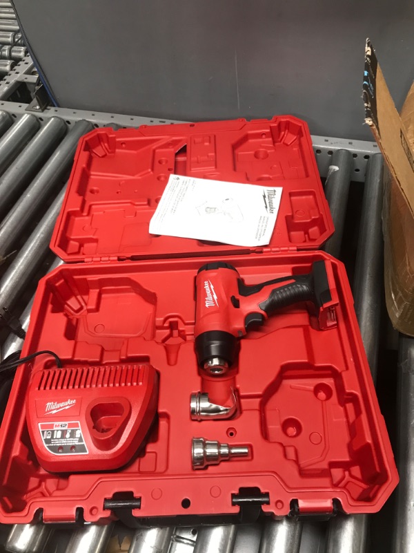 Photo 3 of 4Milwaukee M18 Heat Gun and Attachments and M12 Charger With Storage Case ***NO BATTERY, NO M18 CHARGER***4104