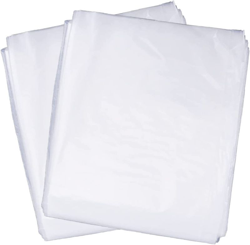 Photo 1 of 2 Pack 6.56x13 Feet Painter Plastic Drop Cloths Sheet Waterproof Anti-dust Furniture Cover Disposable Tarp for Painting for Couch Cover and Furniture Cover
