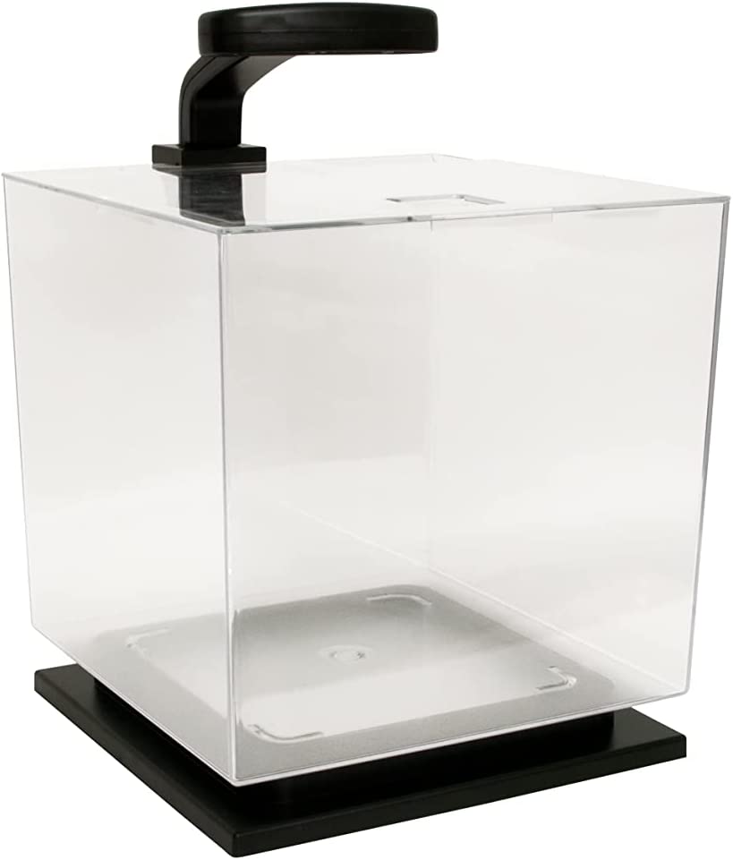 Photo 1 of **TESTED/TURNS ON** Tetra LED Cube Shaped 3 Gallon Aquarium with Pedestal Base
