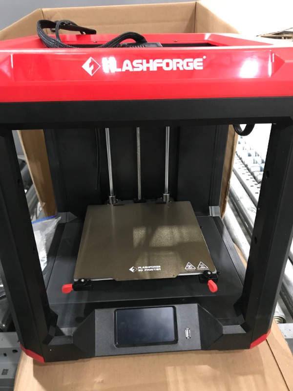 Photo 5 of Flashforge 3D Printer Finder 3 Glass Heating Bed with Removable PEI Surface and Magnetic Platform, Fully Assembled, Large FDM 3D Printers with 7.5" x 7.7" x 7.9" Printing Size