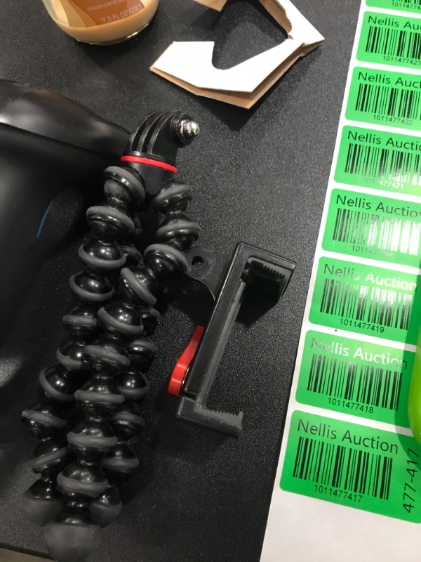 Photo 1 of Joby GorillaPod 1K GripTight Mount PRO Kit, Compact Flexible Tripod 1K Stand and BallHead 1K with Locking Phone Mount, Easy Landscape or Portrait Mode, Supports up to 1kg (2.2lb), Black (JB01831-BWK) 1K Kit + Smartphone Mount