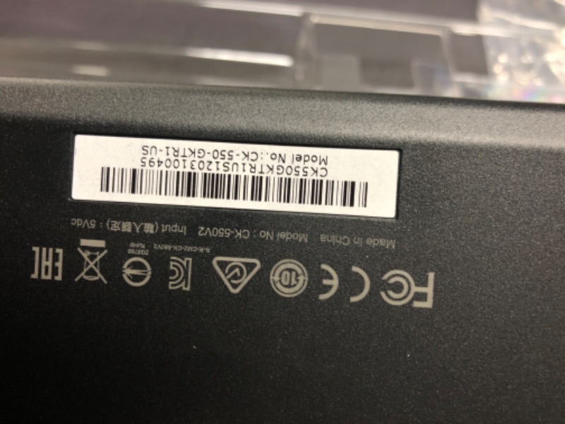 Photo 1 of Home Styles Cooler MasterMechanical Gaming PC Keyboard Gunmetal Black Full Red Switch