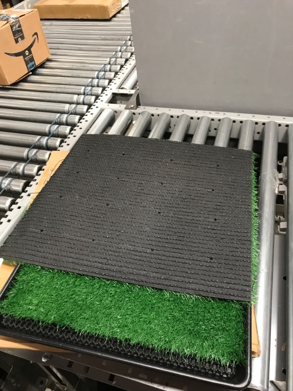 Photo 2 of 18x22in Pet Potty Grass Mat with Tray