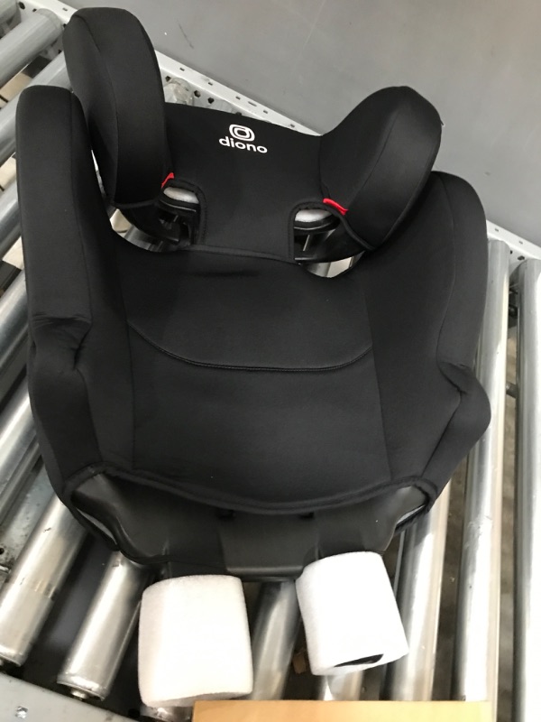 Photo 5 of Diono Cambria 2 XL 2022, Dual Latch Connectors, 2-in-1 Belt Positioning Booster Seat, High-Back to Backless Booster with Space and Room to Grow, 8 Years 1 Booster Seat, Black NEW! Black