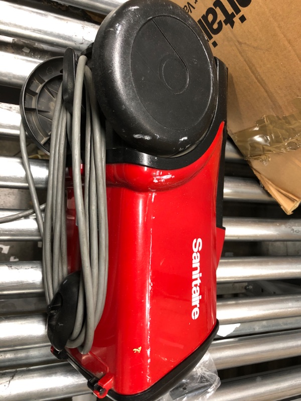 Photo 2 of **NON FUNCTIONAL PARTS ONLY** Sanitaire SC3683D Canister Vacuum, Red