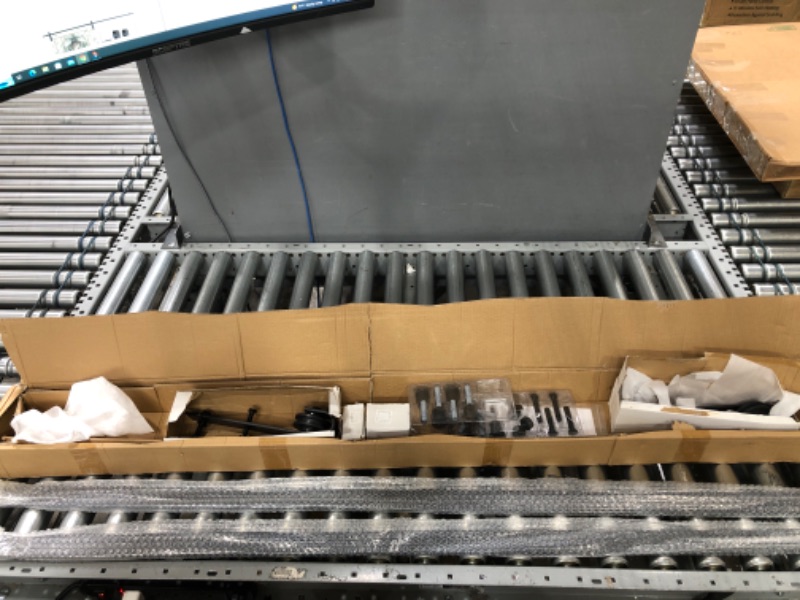 Photo 1 of SMARTSTANDARD 10ft Heavy Duty Sturdy Sliding Barn Door Hardware Kit -Smoothly and Quietly -Easy to Install -Includes Step-by-Step Installation Instruction Fit 60" Wide Door Panel ( J Shape Hanger) 10 Feet