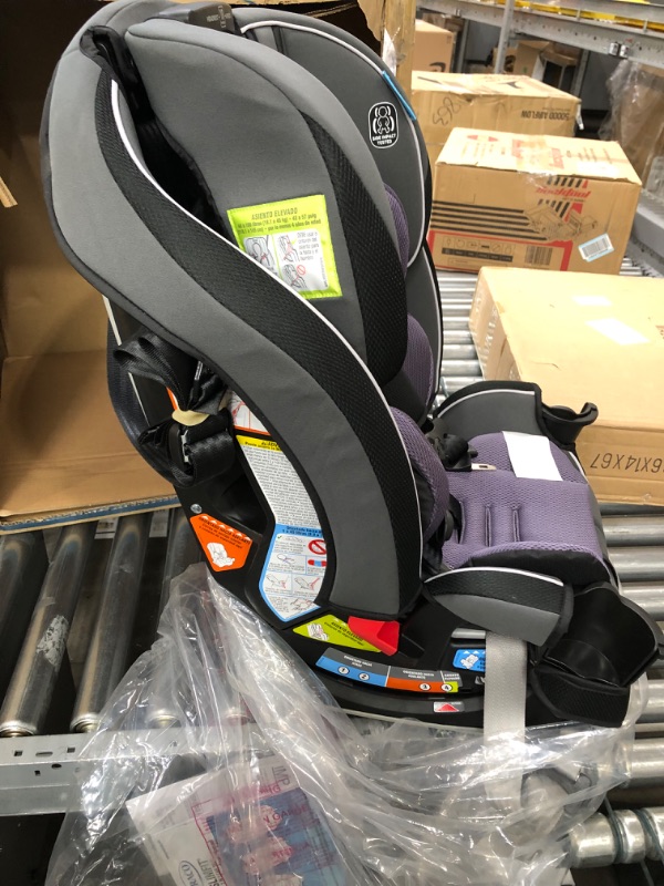 Photo 2 of Graco Slimfit 3 in 1 Car Seat | Slim & Comfy Design Saves Space in Your Back Seat, Annabelle
