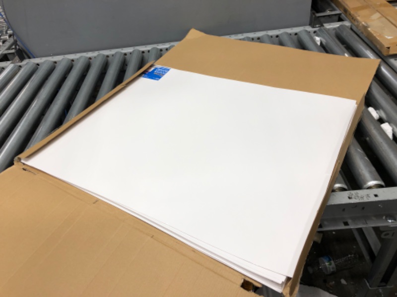 Photo 3 of damaged corners***Royal Brites Fluorescent White Poster Board, 22 x 28 Inches (25 Sheet Pack)