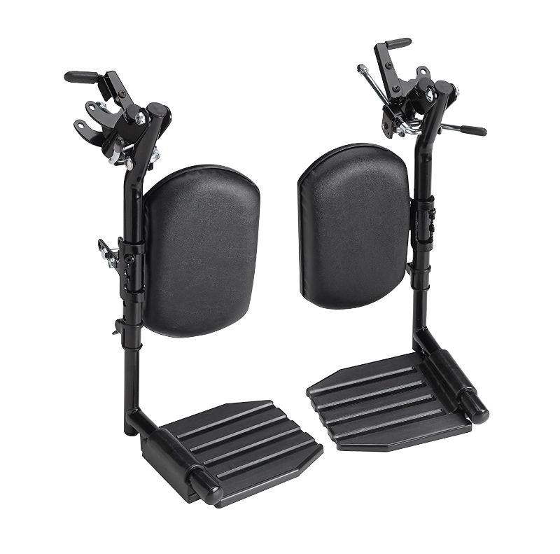 Photo 1 of 
Invacare Wheelchair Elevating Legrests, Composite Footplates, Padded Calf Pads, 1 Pair, T94HCP,Black
Style:Padded Composite Legrests