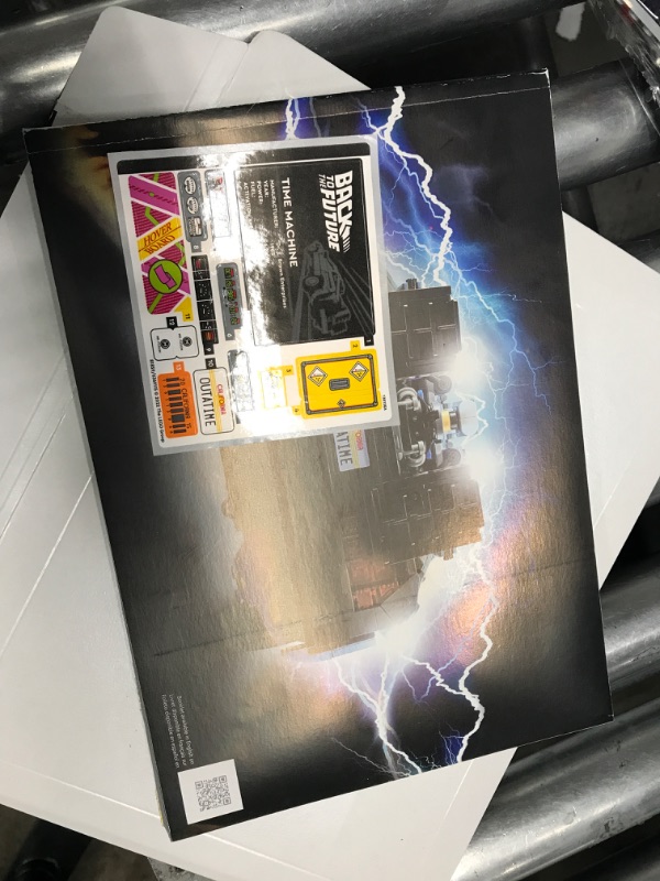 Photo 1 of *Damaged Box* LEGO Icons Back to The Future Time Machine 10300 Building Set for Adults (1872 Pieces) FrustrationFree Packaging
