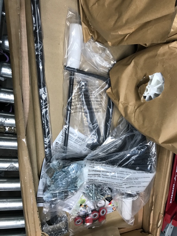 Photo 1 of *Major Damage to Side Railing-See Last Photos* Radio Flyer All-Terrain Cargo Wagon for Kids, Garden and Cargo, Red Frustration-Free Packaging