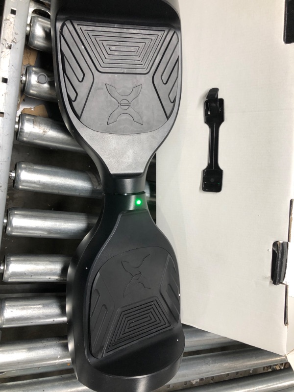 Photo 2 of ***CHARGER MISSING** Hover-1 Drive Electric Hoverboard | 7MPH Top Speed, 3 Mile Range, Long Lasting Lithium-Ion Battery, 6HR Full-Charge, Path Illuminating LED Lights Black