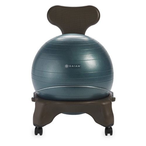 Photo 1 of **USED/SEE NOTES** Gaiam Balance Ball Chair, Forest Green
