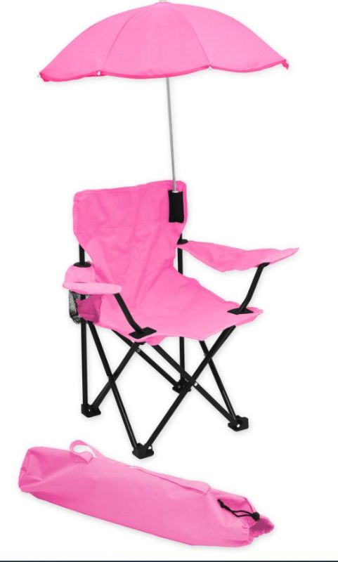 Photo 1 of American Kids Umbrella Camp Chair in Pink