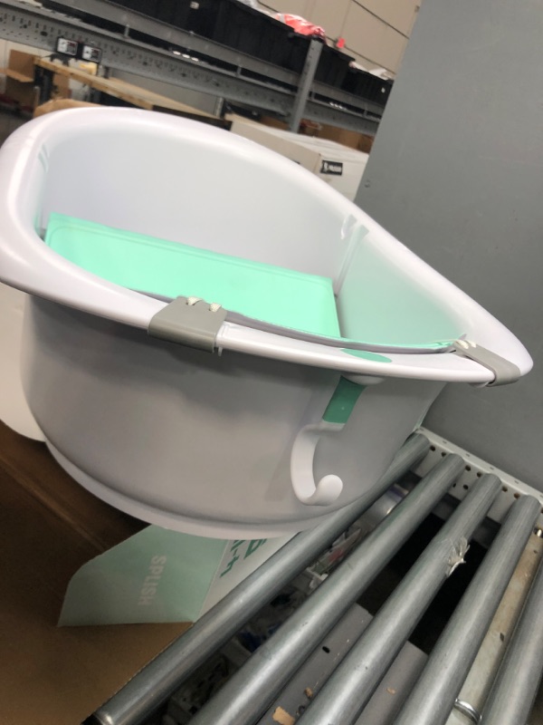 Photo 3 of 4-in-1 Grow-with-Me Bath Tub by Frida Baby Transforms Infant Bathtub to Toddler Bath Seat with Backrest for Assisted Sitting in Tub