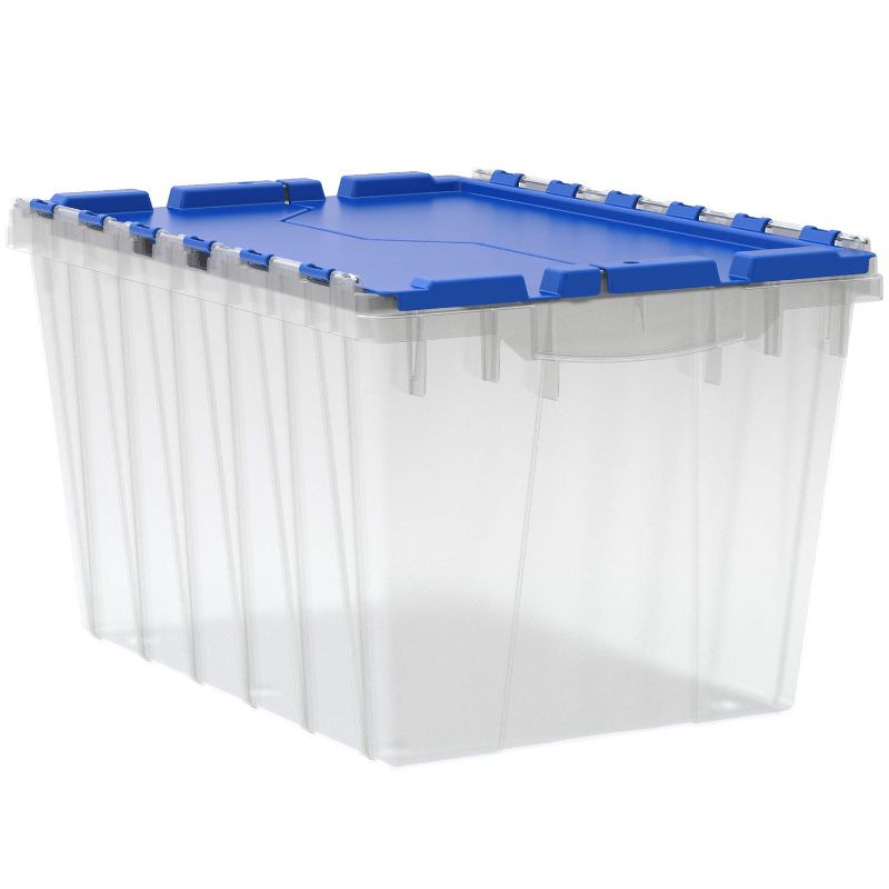 Photo 1 of KeepBox, Semi Clear & Plastic Storage Container 12 Gallon KeepBox File Box