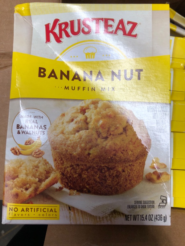 Photo 2 of *EXPIRES 04/30/24*  Krusteaz Banana Nut Muffin Mix, 15.4 oz (Pack of 12)